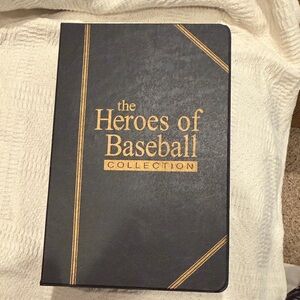 Baseball Trading Card Binder with Black Cover - Room for 48 cards